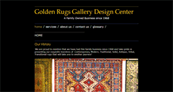 Desktop Screenshot of goldenrugsgallery.com